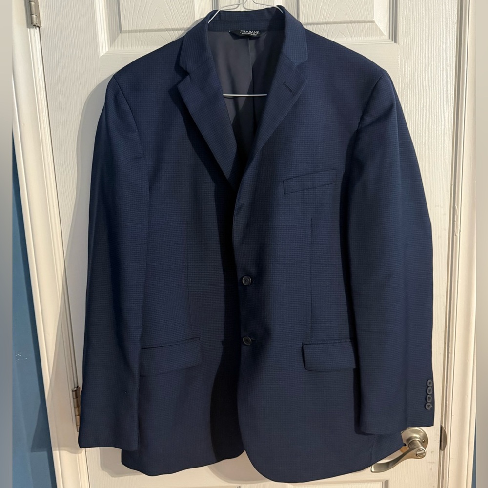 Jos.‎ A. Bank Traveler Navy Blazer – Tailored Fit, Natural Stretch